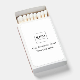 Elegant custom your logo template matchboxes