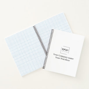 Elegant custom your logo template notebook
