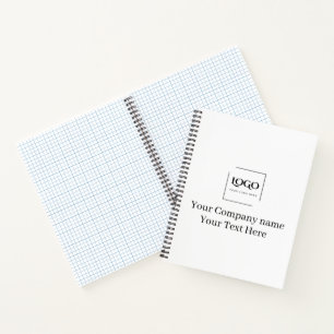 Elegant custom your logo template notebook