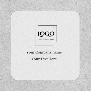 Elegant custom your logo template patch