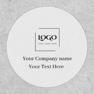Elegant custom your logo template patch