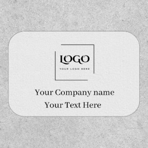 Elegant custom your logo template patch