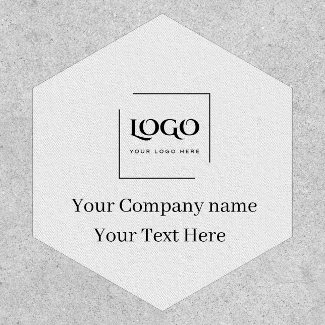 Elegant custom your logo template patch (Front)