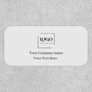 Elegant custom your logo template patch