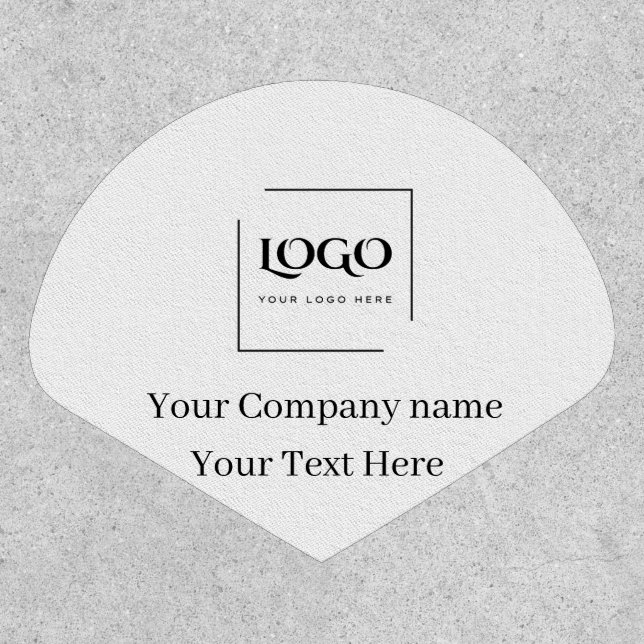 Elegant custom your logo template patch (Front)