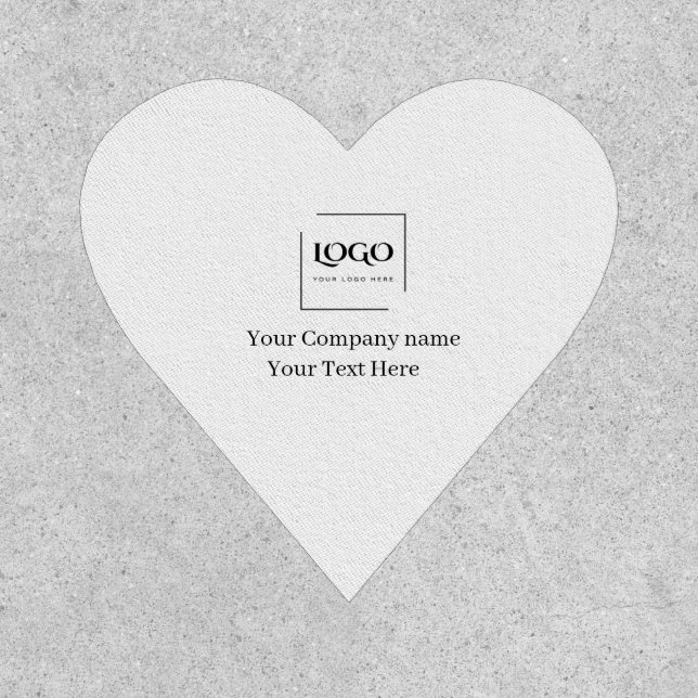 Elegant custom your logo template patch (Front)