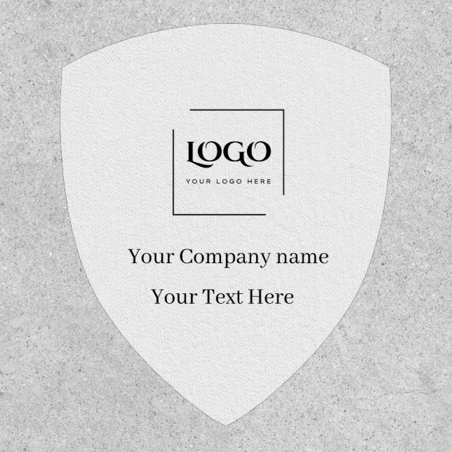 Elegant custom your logo template patch (Front)