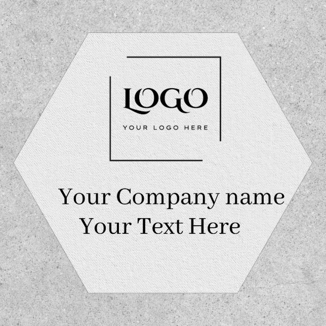 Elegant custom your logo template patch (Front)