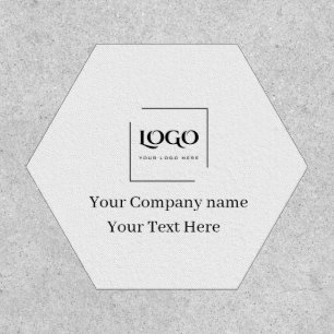 Elegant custom your logo template patch