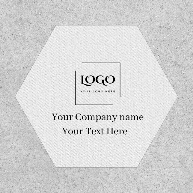Elegant custom your logo template patch (Front)
