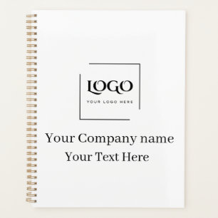 Elegant custom your logo template planner