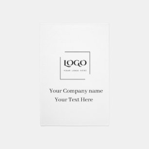 Elegant custom your logo template rug