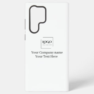 Elegant custom your logo template samsung galaxy s22 ultra case