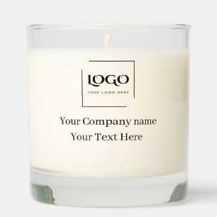 Elegant custom your logo template scented candle