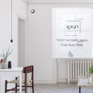 Elegant custom your logo template sheer curtains