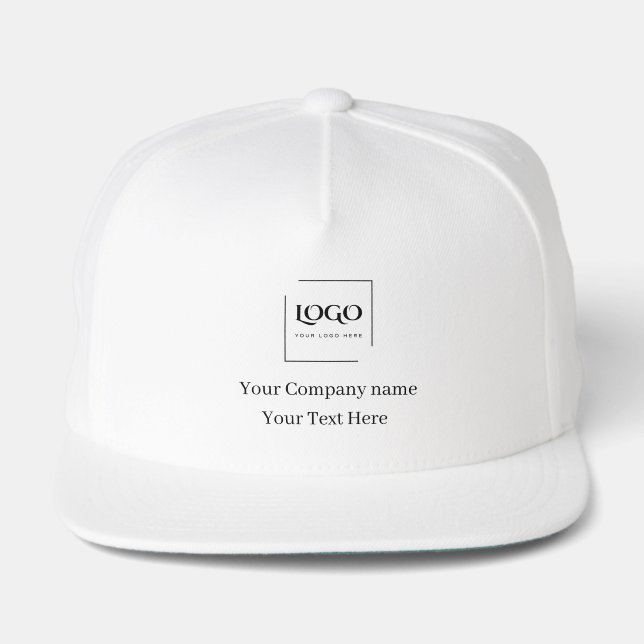 Elegant custom your logo template snap back hat (Front)