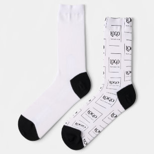 Elegant custom your logo template socks