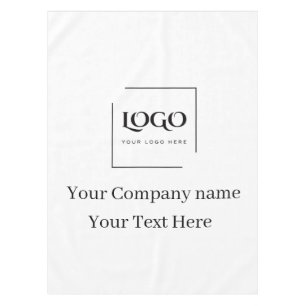 Elegant custom your logo template tablecloth