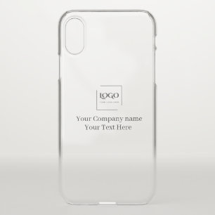 Elegant custom your logo template iPhone XS case