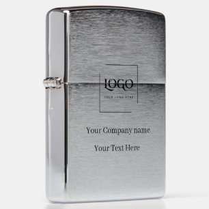 Elegant custom your logo template zippo lighter