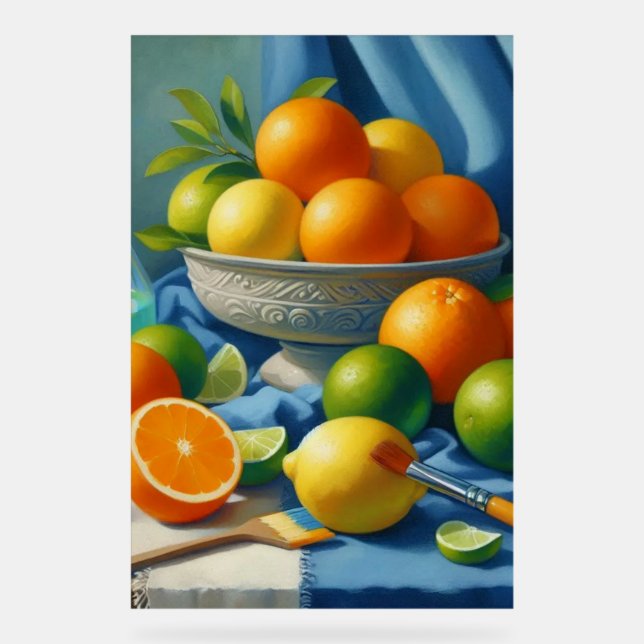 Elegant Customizable Acrylic Sign for Weddings & H (Front)