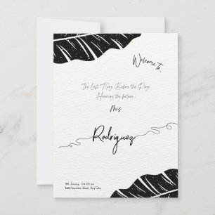 Elegant & customizable Bridal Shower postcard