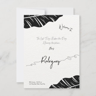 Elegant & customizable Bridal Shower postcard