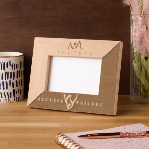 Elegant Customizable Iceberg Artwork Engraved Frames