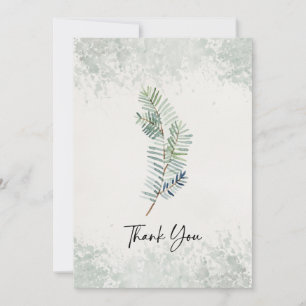 Elegant Customizable Thank You Stationery Card