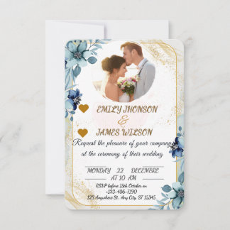 Elegant Customizable Wedding Invitation, Invitation