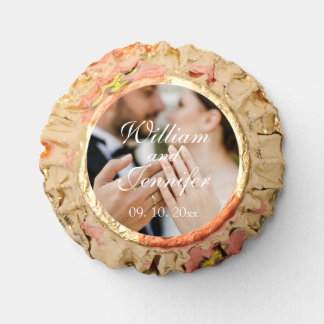 Elegant Customize Photo, Name, and Date Monogram Reese's Peanut Butter Cups