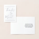 [ Thumbnail: Elegant & Customized "Thanks So Much!" Card ]
