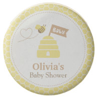 Elegant Cute Bumble Bee Baby Shower Food Chocolate Covered Oreo