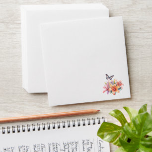 Elegant Cute Floral & Butterfly Design Envelope