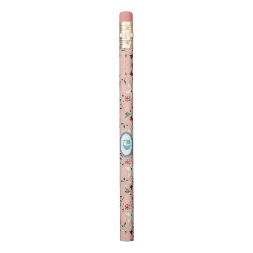 Elegant  Cute froral Pattern Pink   Pencil