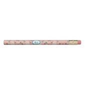 Elegant  Cute froral Pattern Pink   Pencil (Front)