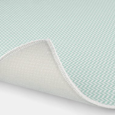 Elegant Cute Mint Green Herringbone Pattern