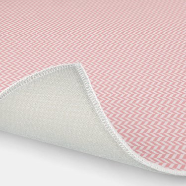Elegant Cute Peach Pink Herringbone Pattern