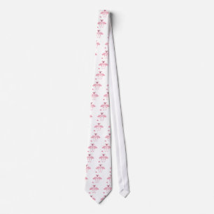 elegant cute stylish flamingo tie