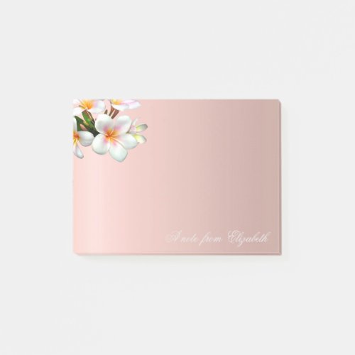 Elegant Cute Stylish Girly Flowers Post_it Notes