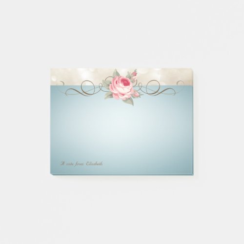 Elegant Cute  Stylish RomanticRose Post_it Notes