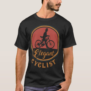 Elegant Cyclist Biker Biking Cycling Bike cross co T-Shirt