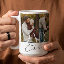 Elegant Dad Era Photo Collage First Fathers Day