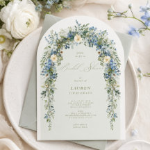 elegant dainty floral spring Bridal Shower