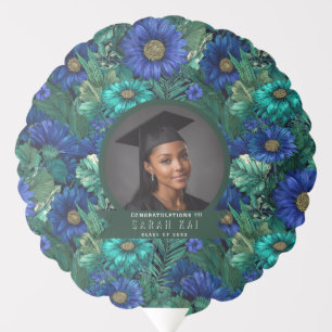 Elegant Daisy Flower Mom Graduation Balloon