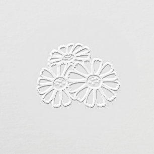 Elegant Daisy Flowers Embosser