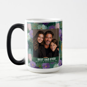 Elegant Daisy Pop Photo Travel Tea Color Morph Mug