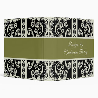 Elegant Damask Avery Binder