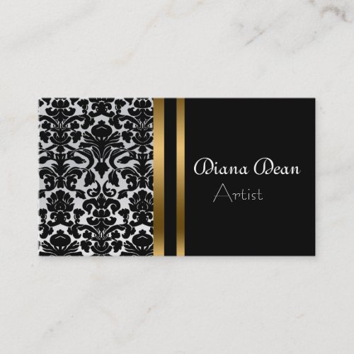 ELEGANT DAMASK BUSINESS CARD