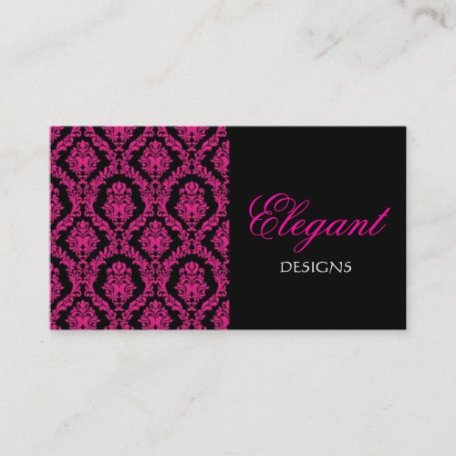 Elegant Damask Business Card